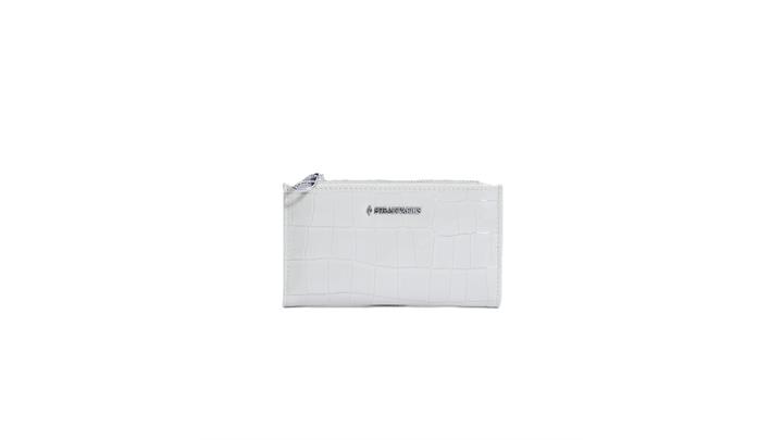 کیف پول زنانه Crocodile Pattern Basic Wallet اورجینال برند Stradivarius
