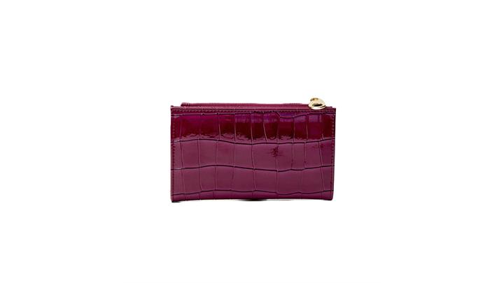 کیف پول زنانه Crocodile Pattern Basic Wallet اورجینال برند Stradivarius