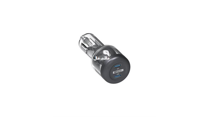 شارژر فندکی پاورولوژی مدل وات Powerology Quick-Charge Crystalline Series Car Charger-35