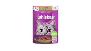 پوچ گربه طعم گوشت بره ویسکاس Whiskas