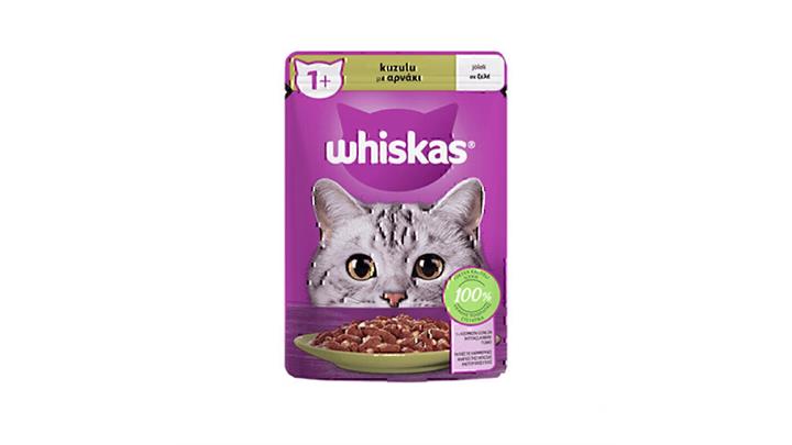 پوچ گربه طعم گوشت بره ویسکاس Whiskas