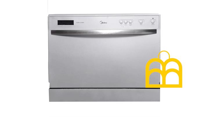 ماشین ظرفشویی رومیزی مایدیا مدل WQP6-3206BS ظرفیت 6 نفره