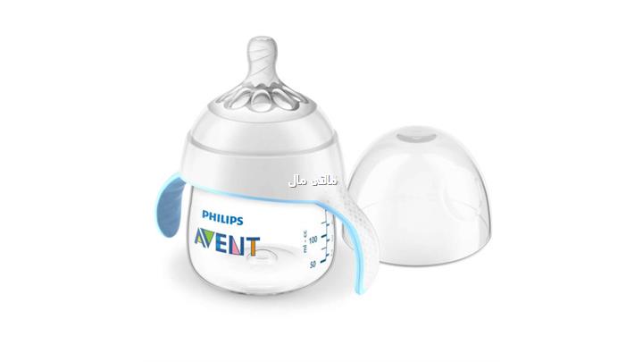 شیشه شیر دسته‌دار نچرال 150 میلی‌لیتر فیلیپس اونت PHILIPS AVENT سری UltraSoft