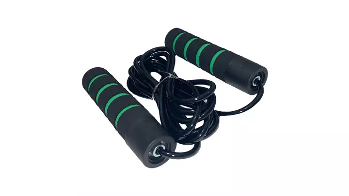 طناب ورزشی دسته ابری بلبرینگ دار Jump Rope سبز