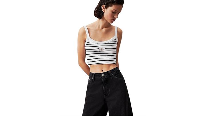 کراپ زنانه اورجینال برند Calvin Klein