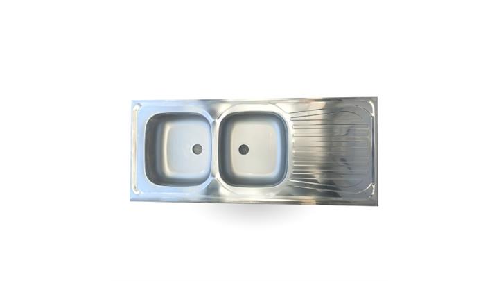 سینک روکار مدل ساحل 4.*50*120 استیل البرز لگن چپ