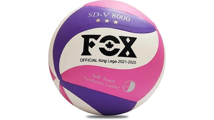 توپ والیبال فاکس مدل ایتالیا FOX SD-V 8000 اورجینال صورتی