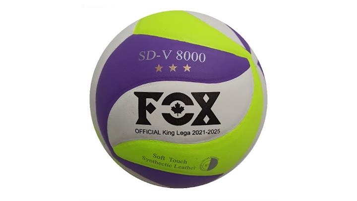 توپ والیبال فاکس مدل ایتالیا FOX SD-V 8000 اورجینال سبز فسفری