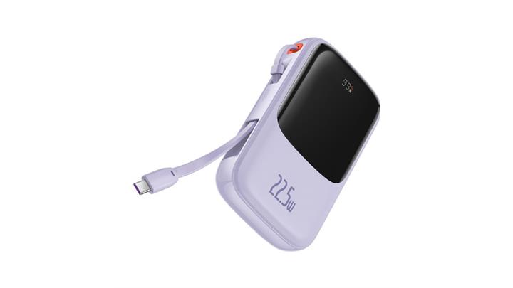 پاوربانک بیسوس مدل Baseus Qpow Pro Digital Display 22.5W ظرفیت 10000 میلی آمپر ساعت