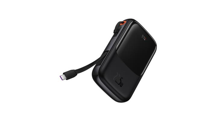 پاوربانک بیسوس مدل Baseus Qpow Pro Digital Display 22.5W ظرفیت 10000 میلی آمپر ساعت