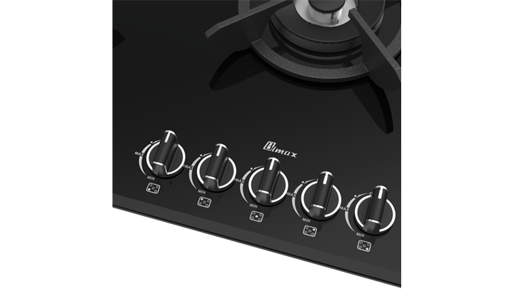 اجاق شیشه‌ای 0048 بیمکث مشکی