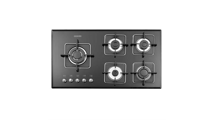 اجاق گاز رومیزی توکار مدل G-5959 i L&R استیل البرز پلوپز سمت چپ