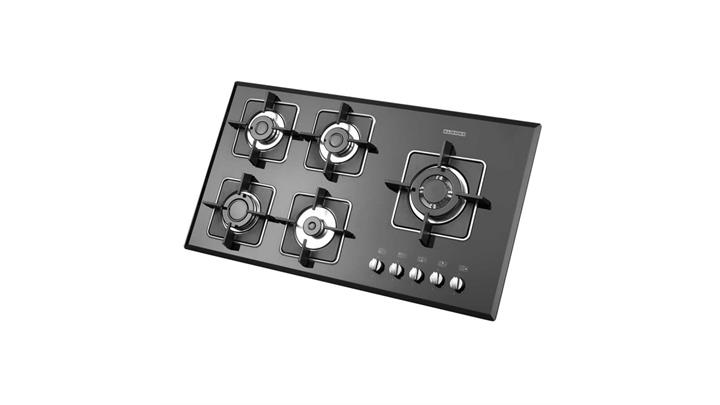 اجاق گاز رومیزی توکار مدل G-5959 i L&R استیل البرز پلوپز سمت راست