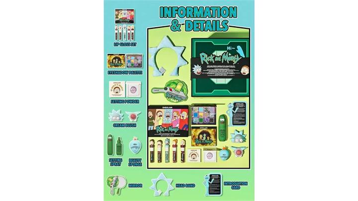 ست آرایشی شیگلم Sheglam rick and morty full collection set