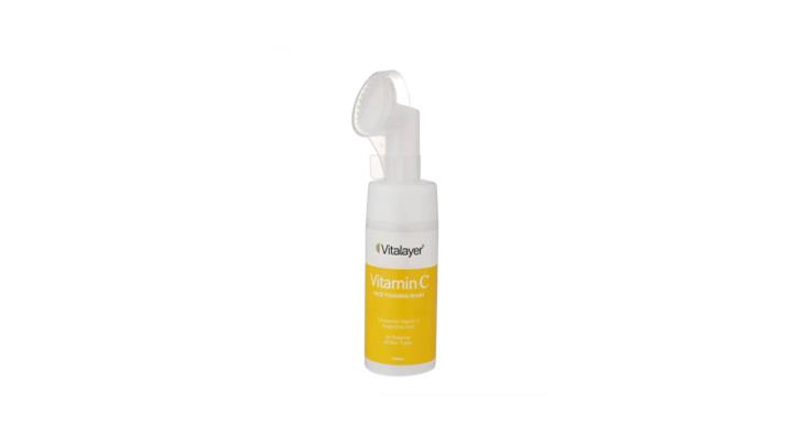 فوم شستشو ویتالیر Vitalayer مدل ویتامین سی Vitamin C حجم 150 میلی لیتر