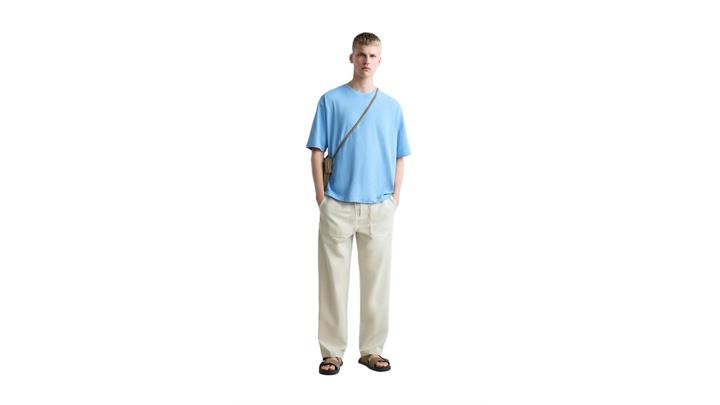 تیشرت مردانه اورجینال JACQUARD T-SHIRT برند zara