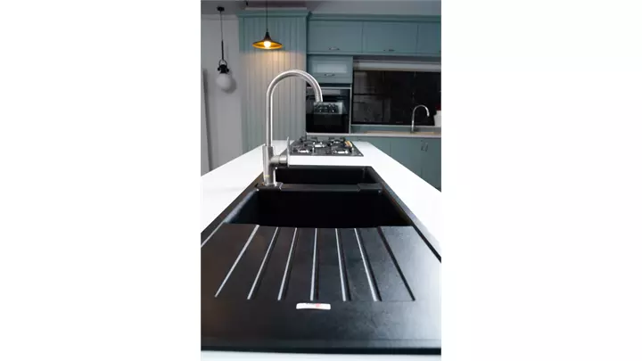 سینک گرانیتی 4602 بیمکث مشکی