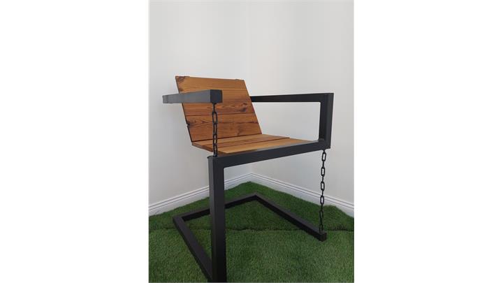 صندلی تک نفره مدل تک پایه ای هونارا s102
