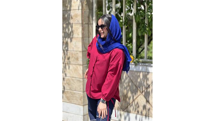 شومیز زنانه فری سایز مدل پاپیون