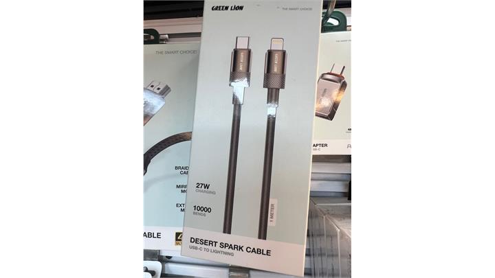 کابل شارژ Type-C به Lightning گرین لاین Green LionDESERT SPARK CABLE 