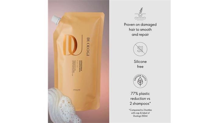 شامپو ترمیم کننده اوریفلیم DUOLOGI Intense Repair Shampoo Refill