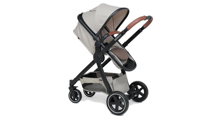 کالسکه رنگ کروم بلک برند ببکو مدل دایموند 4 چرخ Bebeko diamond stroller 