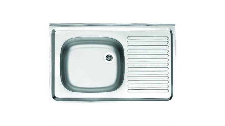 سینک روکار مدل 5.*60*80 استیل البرز لگن چپ