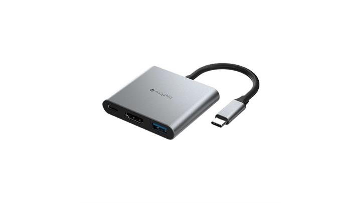 هاب تایپ سی 3 پورت موفی Mophie USB-C 3 in 1 Multimedia Hub