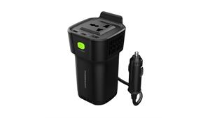 پاور اینورتر فندکی 150 وات پاورولوژی powerology 150w cup holder power inverter