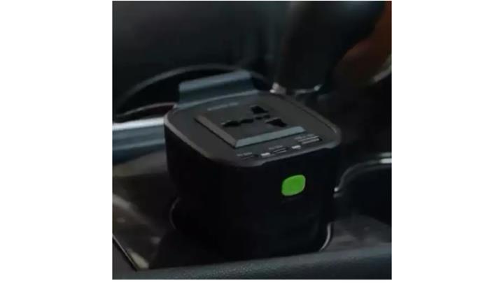پاور اینورتر فندکی 150 وات پاورولوژی powerology 150w cup holder power inverter