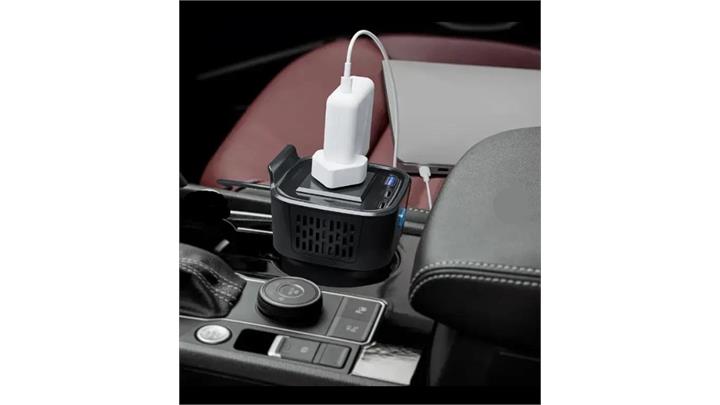 پاور اینورتر فندکی 150 وات پاورولوژی powerology 150w cup holder power inverter