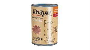 کنسرو گربه طعم پته مرغ 400 گرمی شایر Shayer