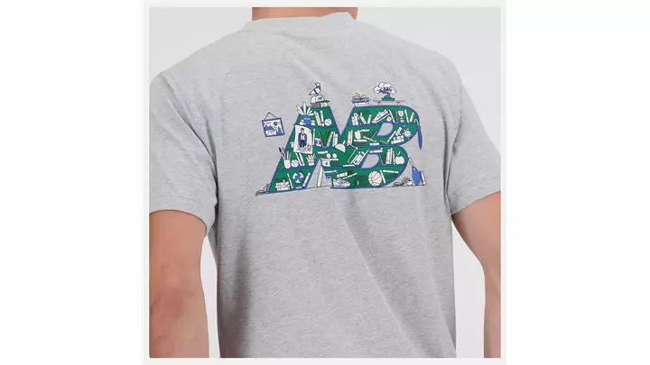 تیشرت مردانه اورجینال نیوبالانس Sport Essentials Bookshelf T-Shirt