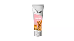 خمیر تقویت پوست مو سگ و گربه پرسا مدل Derma Paste zinc plus وزن 100گرم