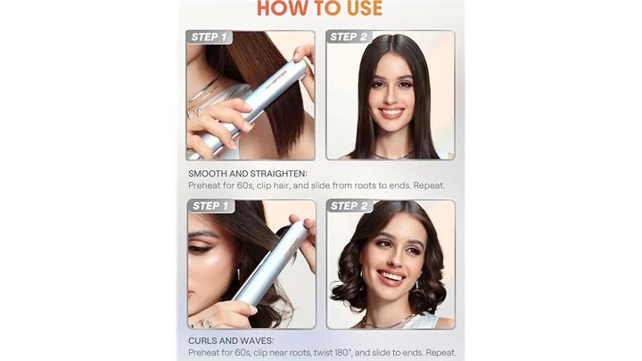 اتو مو مسافرتی شیگلم Sheglam Mini Hair Straightener