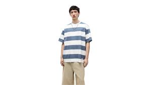 تیشرت مردانه اورجینال Wide stripe short sleeve T-shirt برند pull and bear