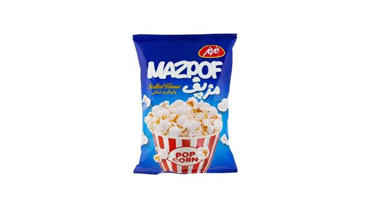 پاپ کورن مزپف نمکی مزمز 60 گرم