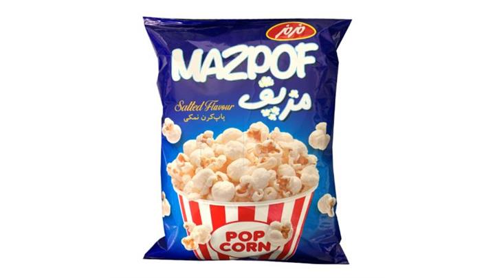 پاپ کورن مزپف نمکی مزمز 110 گرم