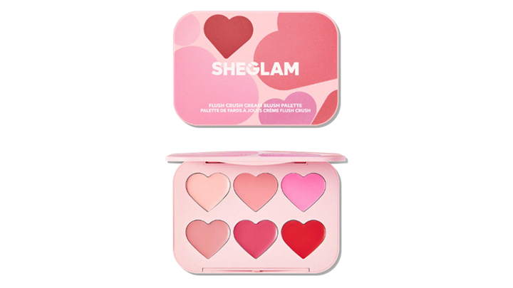 پالت رژگونه کرمی شیگلم مدل Sheglam Blushing Bouquet Palette