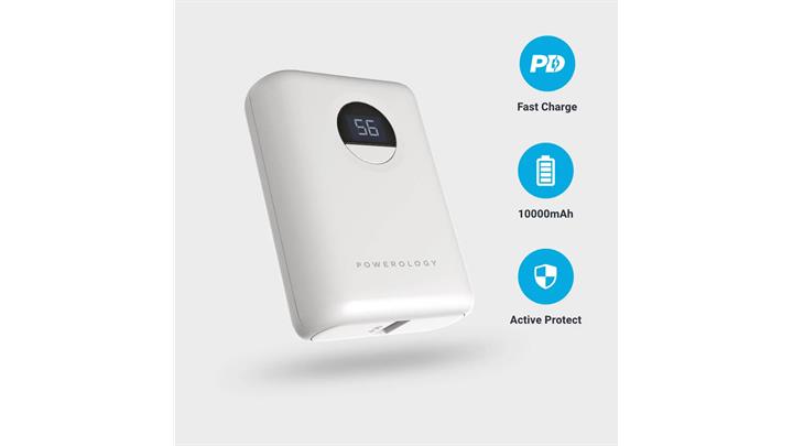 پاوربانک 10000 پاورولوژی مدل Powerology Ultra-Compact PD Power Bank-20W