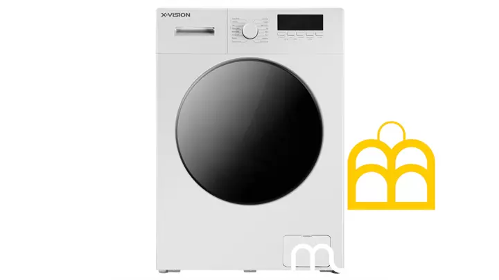 ماشین لباسشویی ایکس ویژن مدل TE62-AW/AS ظرفیت 6 کیلوگرم رنگ سفید