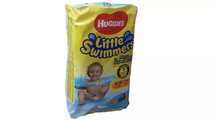 پوشک استخری کودک برند هاگیز Huggies سایز 6_5 بسته 11 عددی