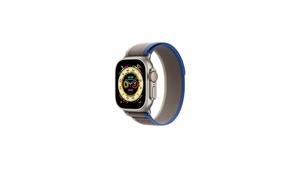 اپل واچ اولترا تیتانیومی با بند لوپ ترایل آبی/خاکستری Apple watch Ultra