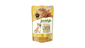 پوچ سگ جرهای طعم مرغ و جگر Jerhigh