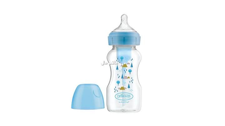 شیشه شیر طلقی 270 میل آپشن پلاس آبی دکتر براوونDrBrowns 