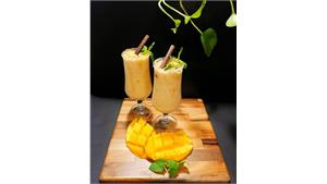 شیر انبه بستنی Ice cream mango milk