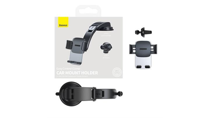 پایه نگهدارنده گوشی بیسوس Baseus Easy Control Clamp Car Mount Holder SUYK000001