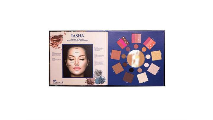 پالت آرایش صورت و چشم آرتیستا Artista Tasha Palette