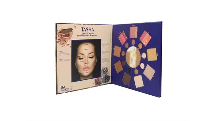 پالت آرایش صورت و چشم آرتیستا Artista Tasha Palette