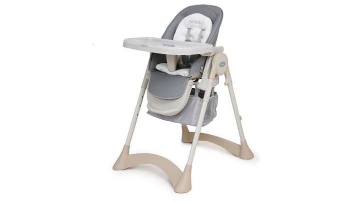 صندلی غذاخوری دو حالته رنگ طوسی برند ببکو مدل سالی Bebeko highchair sali 